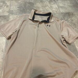 Under Armour Men's Beige Polo Shirt